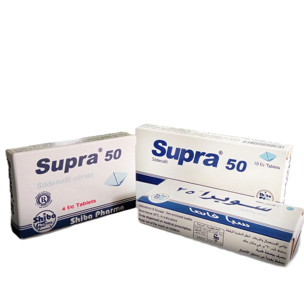 سوبرا 50 سلدينافيل 10 أقراص