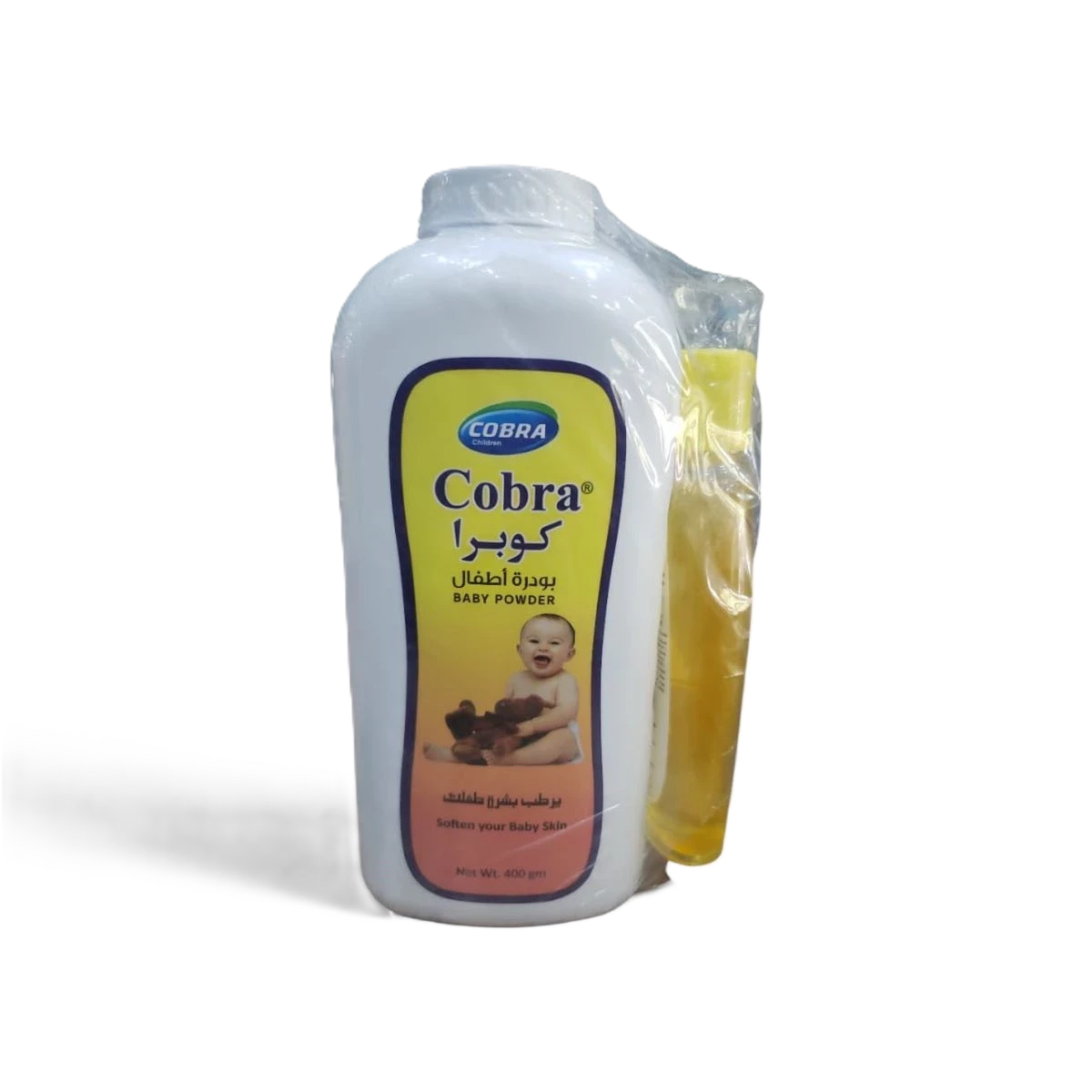 بودرة  اطفال كوبرا عبوة 400جرام مع شامبو  هديه