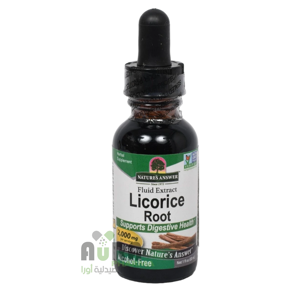 ناتورز أنسر زيت عرق السوس خالي من الكحول الأصلي 30مل