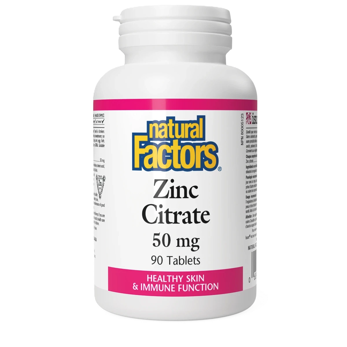 زنك سيترات 50ملجم 90قرص ناتشورال فاكتور