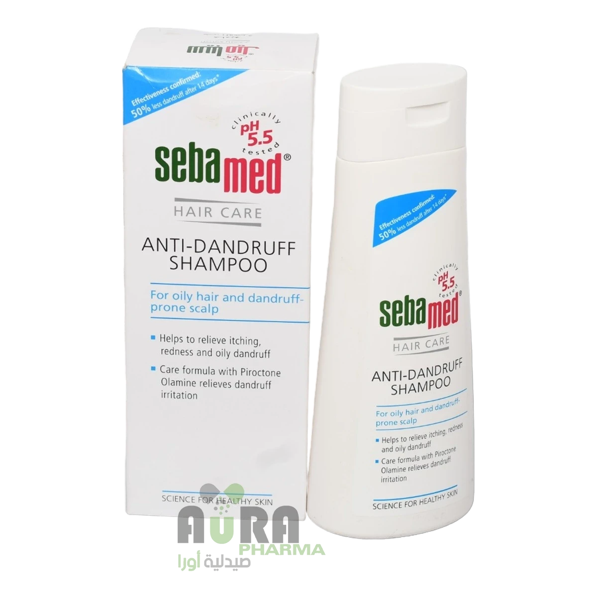 سيباميد شامبو ضد القشرة لفروة الرأس الدهنية والمعرضة للقشرة -200مل