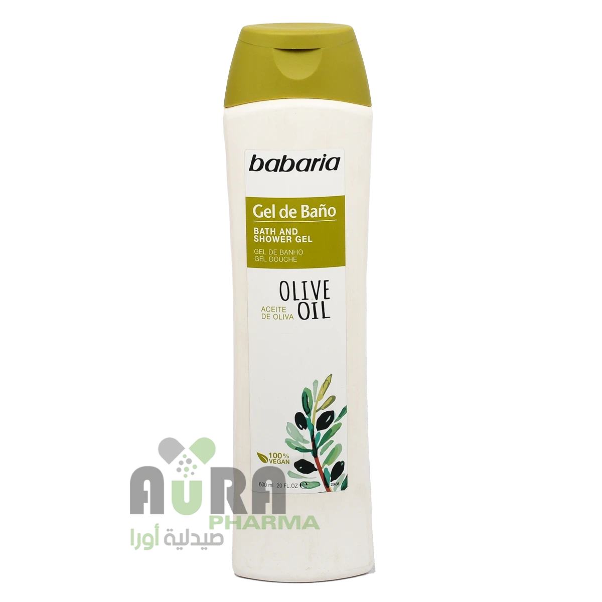 باباريا جل استحمام بالزيتون- 600مل