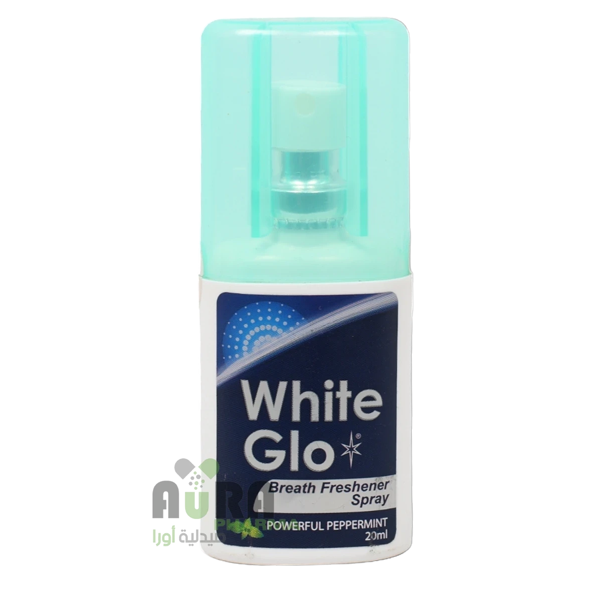وايت جلو معطر بخاخ لرائحة الفم وايت جلو أبيض، 20مل