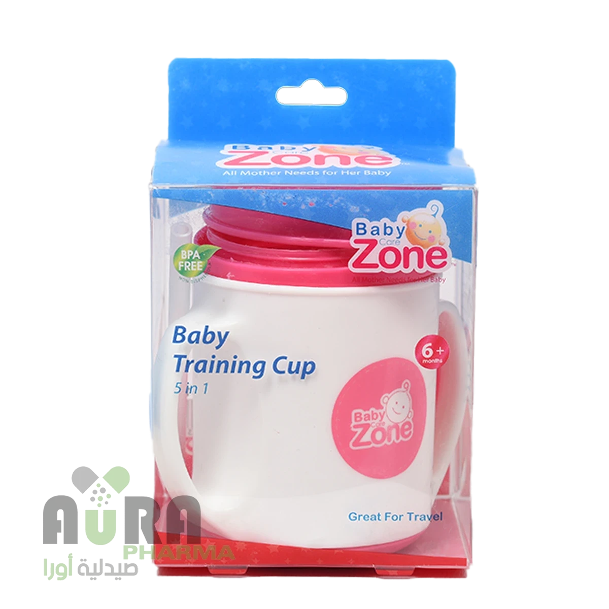 كاسة  ورضاعة متعدد الاستخدام5*1 بيبي زون 8281