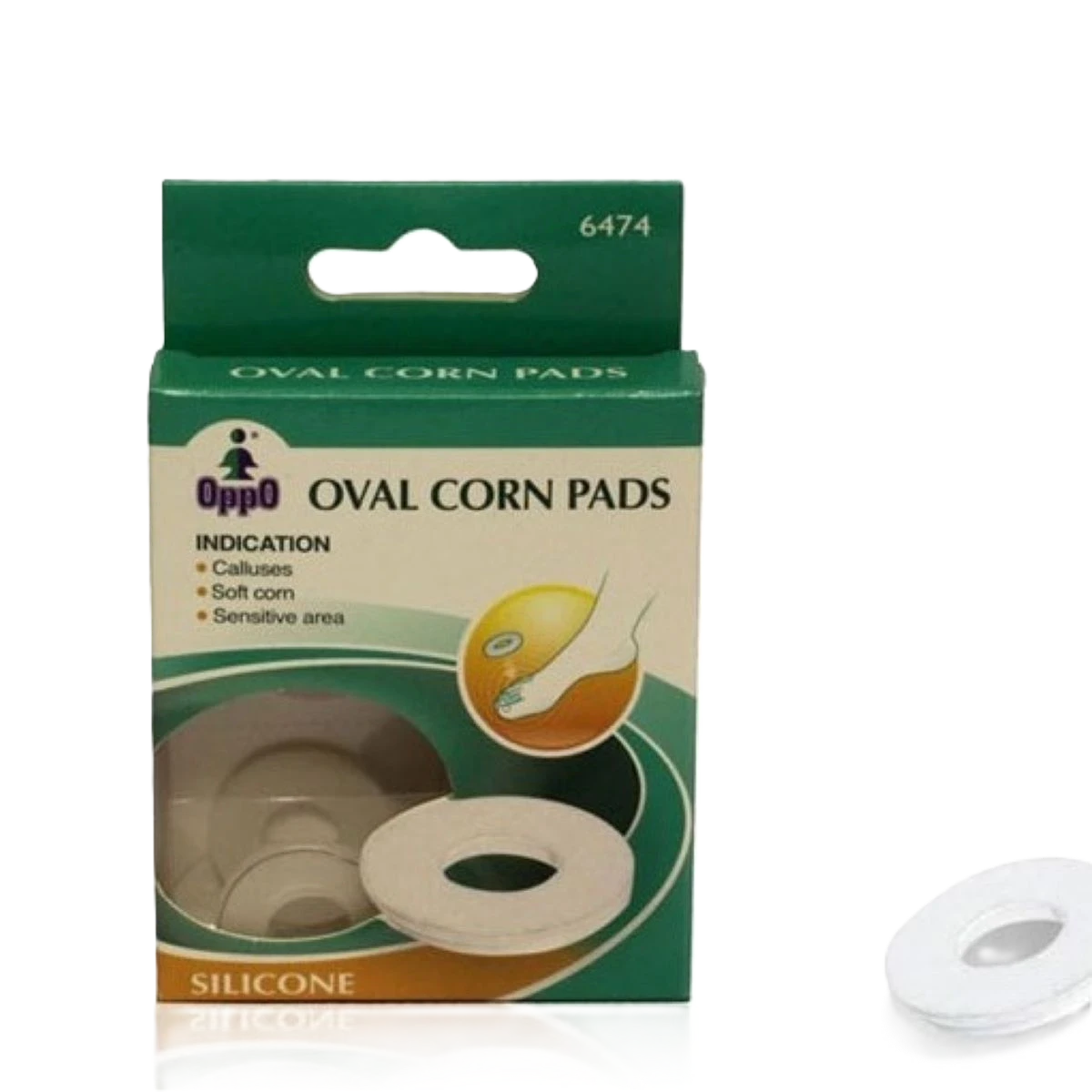 مخدات مسمار القدم سيليكون رقم 6474 من أوبو