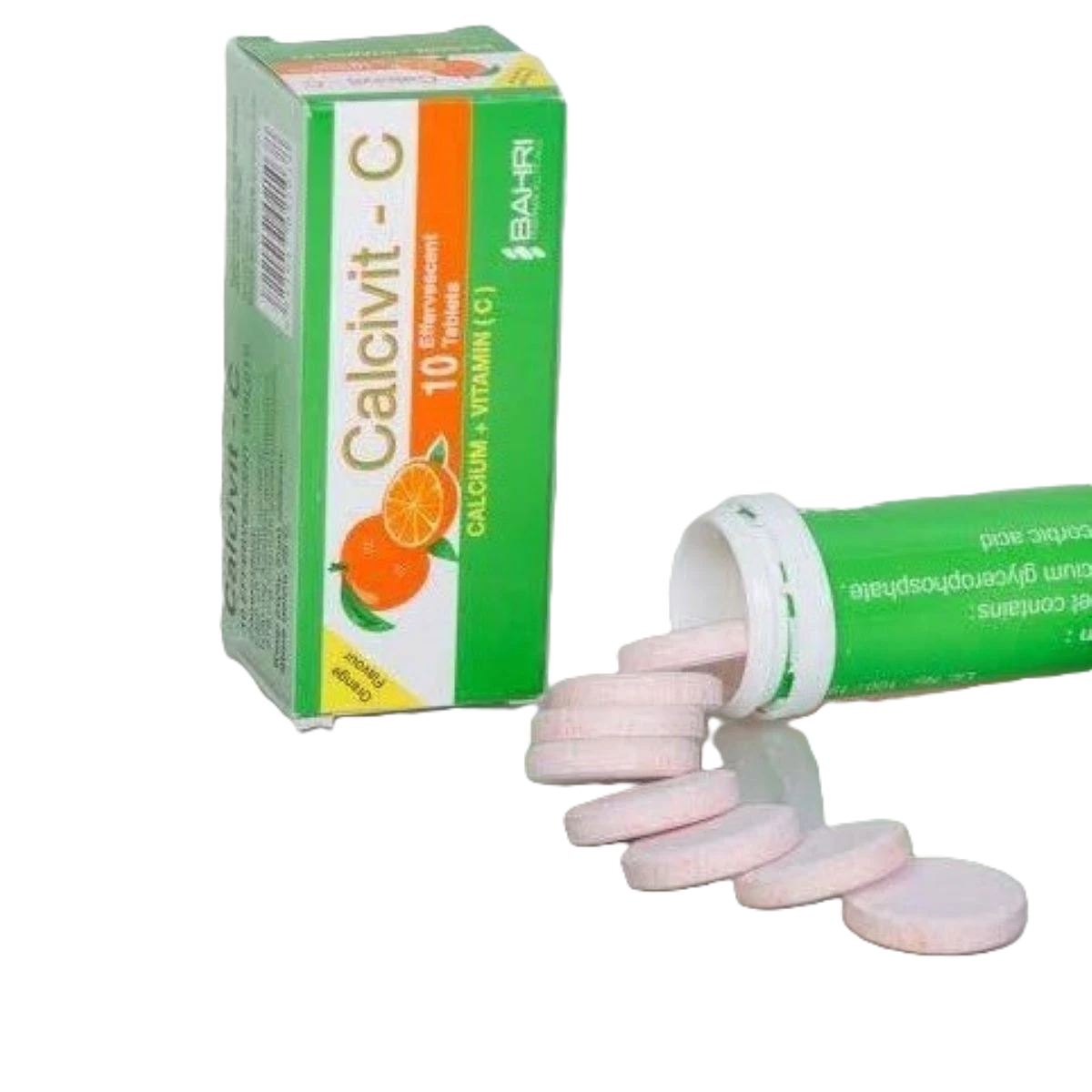 كالسيفيت -ث بطعم البرتقال  10اقراص فواره