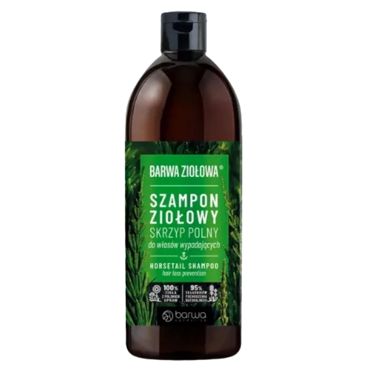 شامبو باروا العشبي بخلاصة ذيل الحصان للشعر المعرض للتساقط 480 مل
