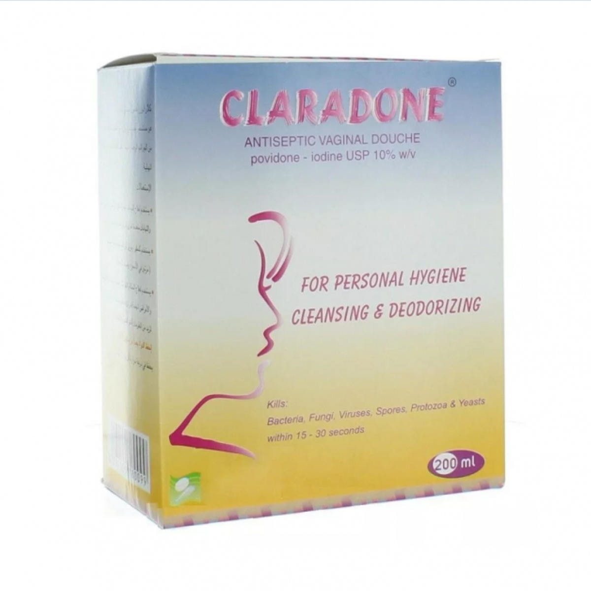 كلارادون غسول مهبلي مطهر 200مل