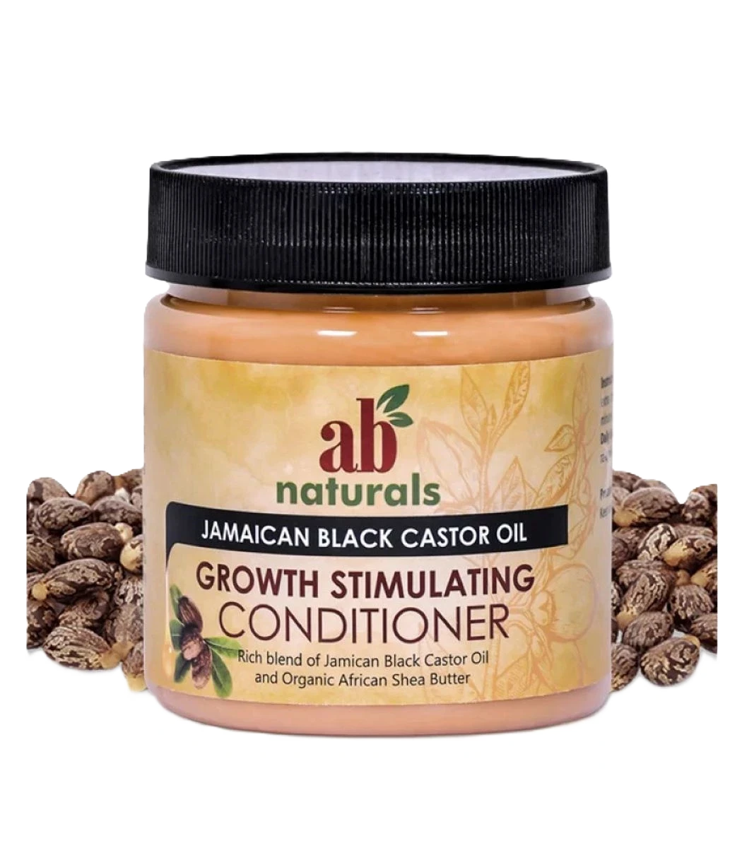 ايه بي ناتشورالز بلسم محفز لنمو الشعر بزيت الخروع الجامايكي الأسود 500 مل