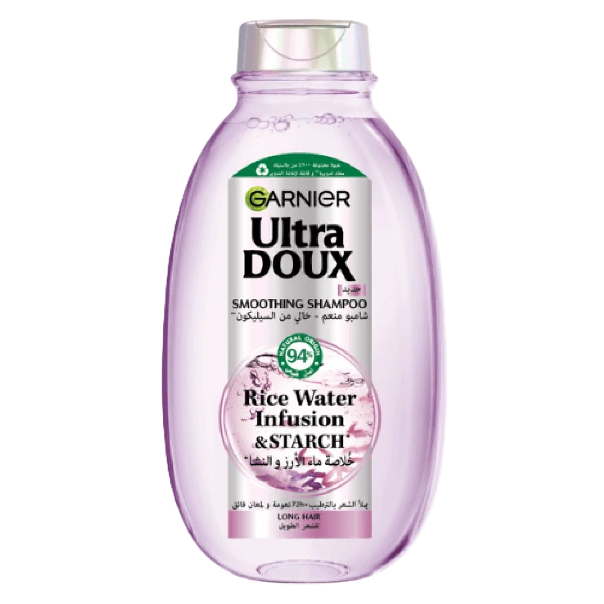 جارنييه شامبو شعر الترا دوكس بخلاصة ماء الأرز والنشا 400مل