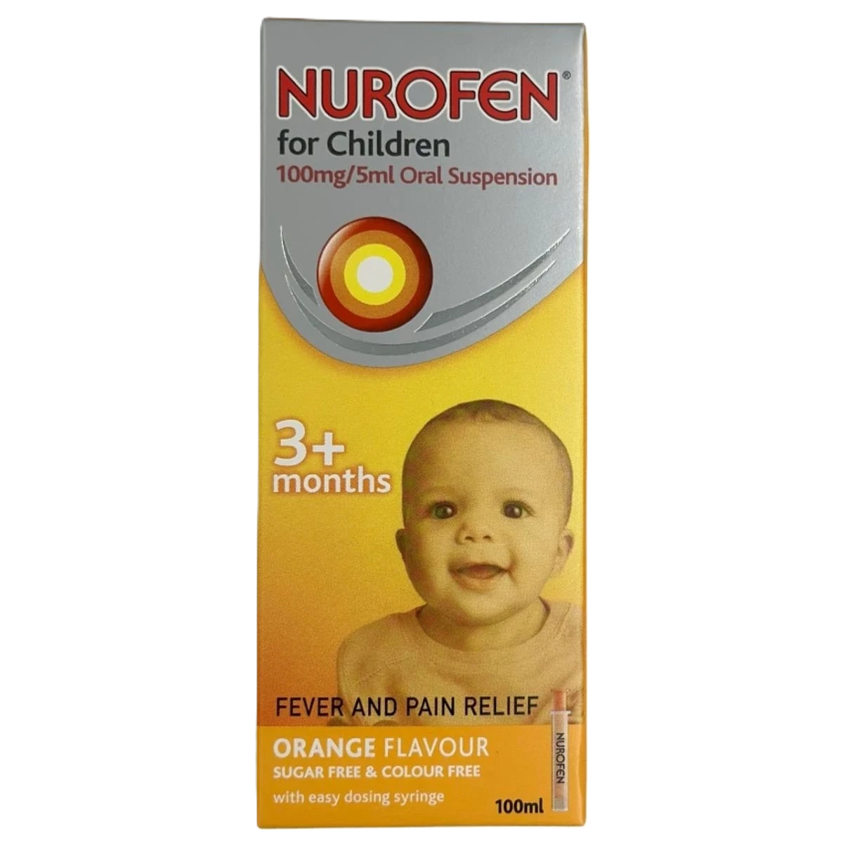 نيروفين للاطفال بنكهة البرتقال 100مل