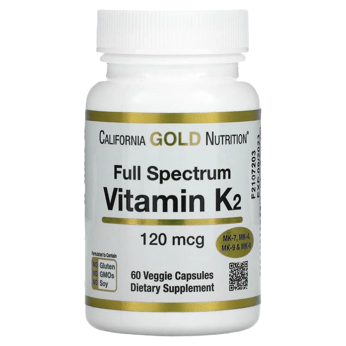 فيتامين كي 2 جولد 120ميكروجرام 60كبسول