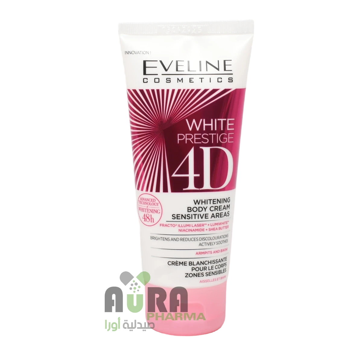 ايفلين كريم وايت برستيج فور دي تفتيح المناطق الحساسة -100مل 6840