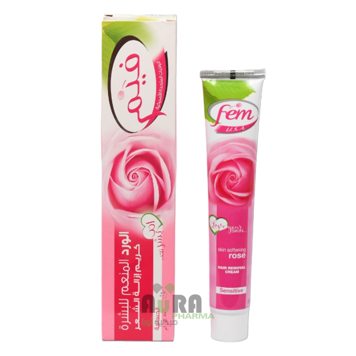 فيم كريم إزالة الشعر بالورد -50 جرام