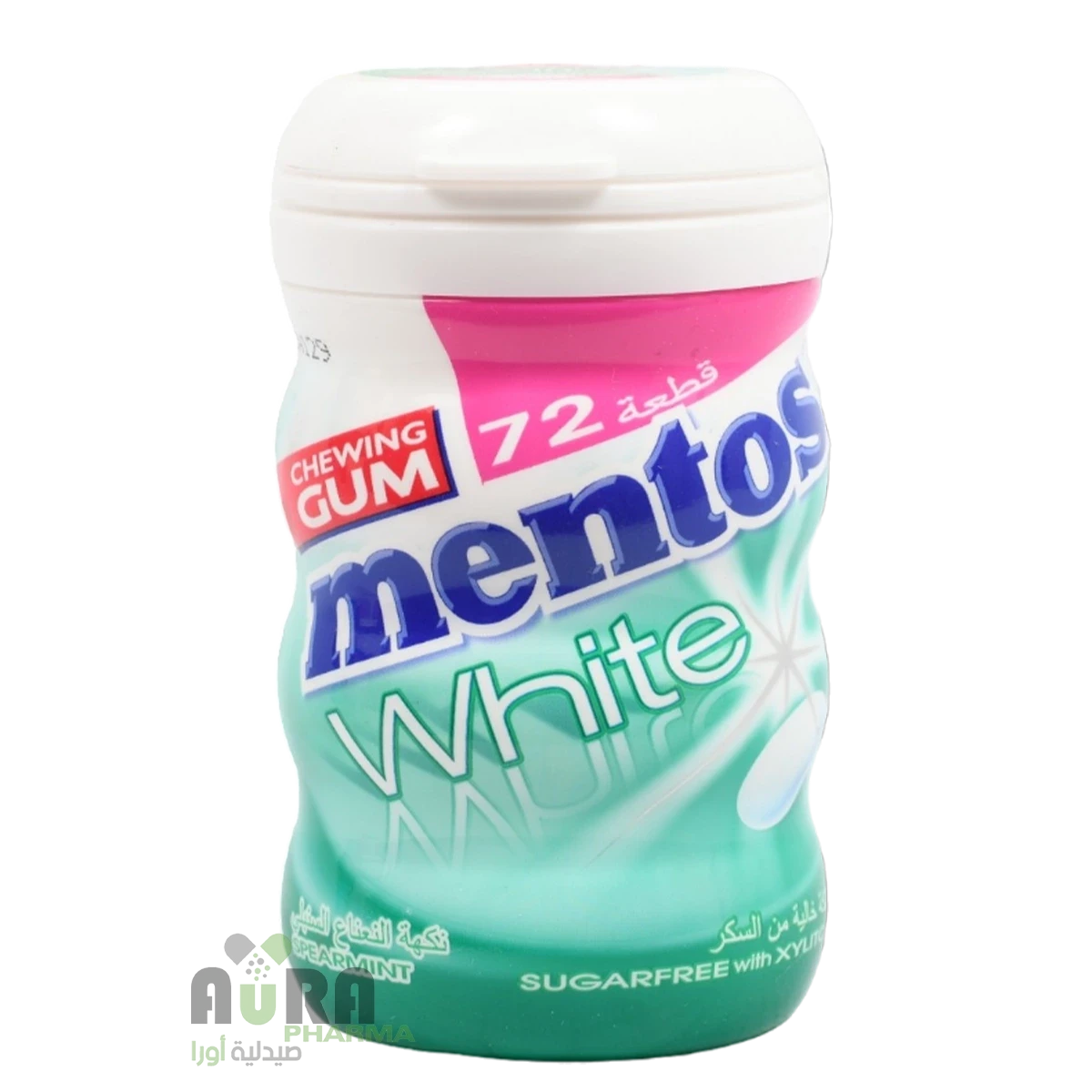 علكة منتوس وايت 72حبة بنكهة النعناع السنبلي