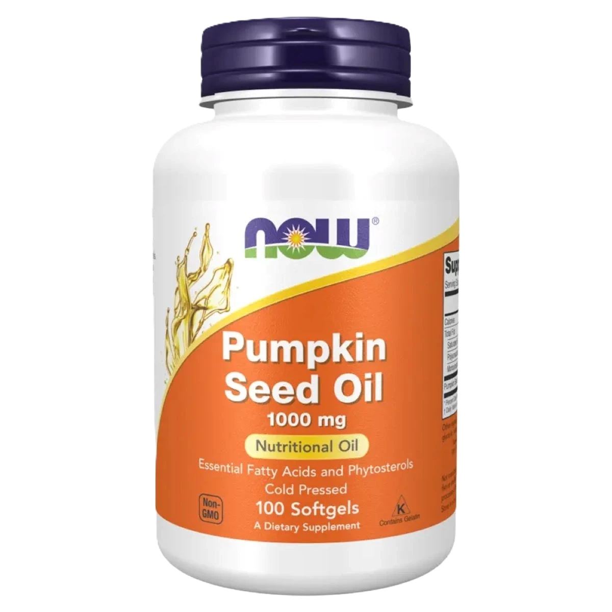 زيت بذور اليقطين 1000ملجم 100كبسولة ناو