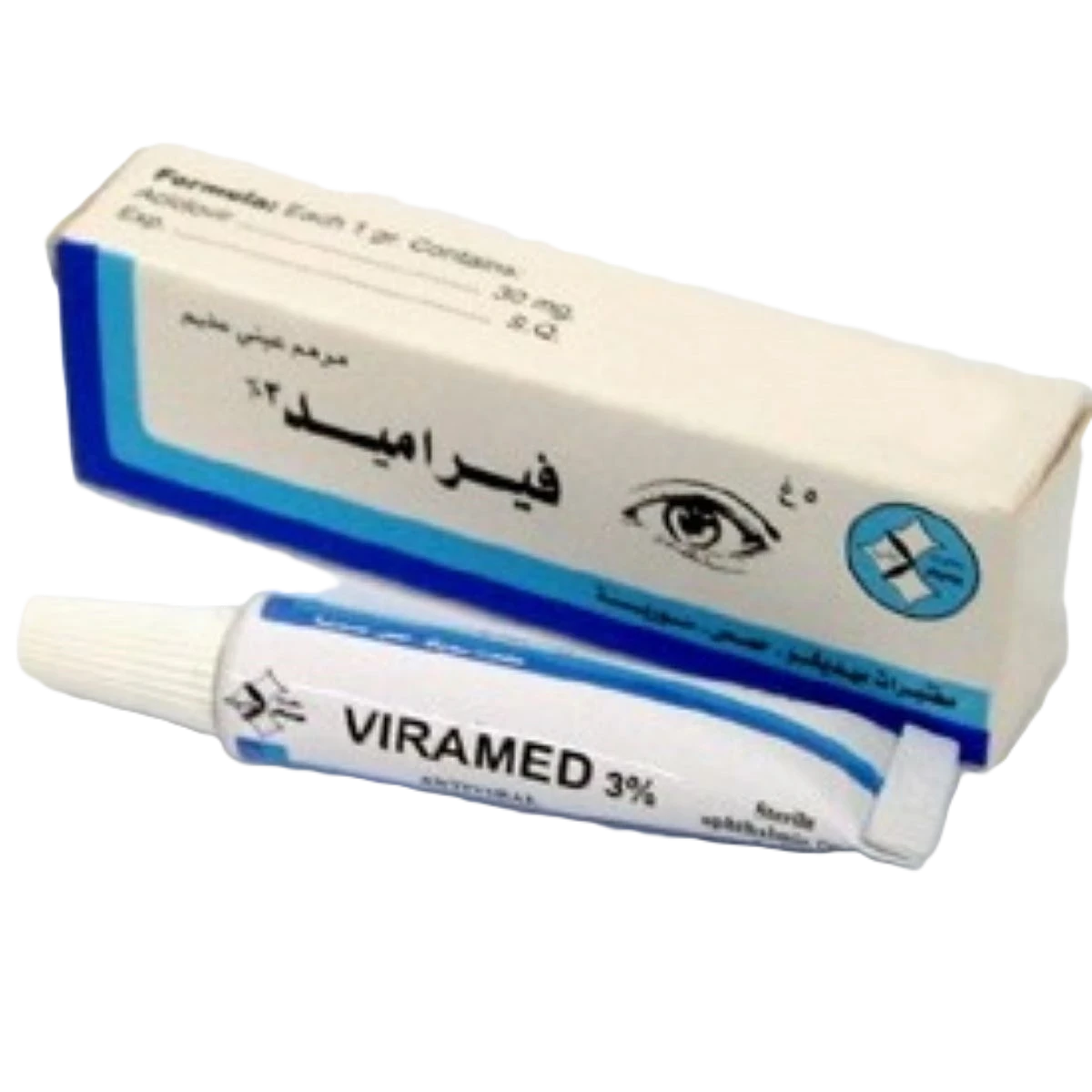 اسيكلوفير مرهم عين  فيراميد الرمال