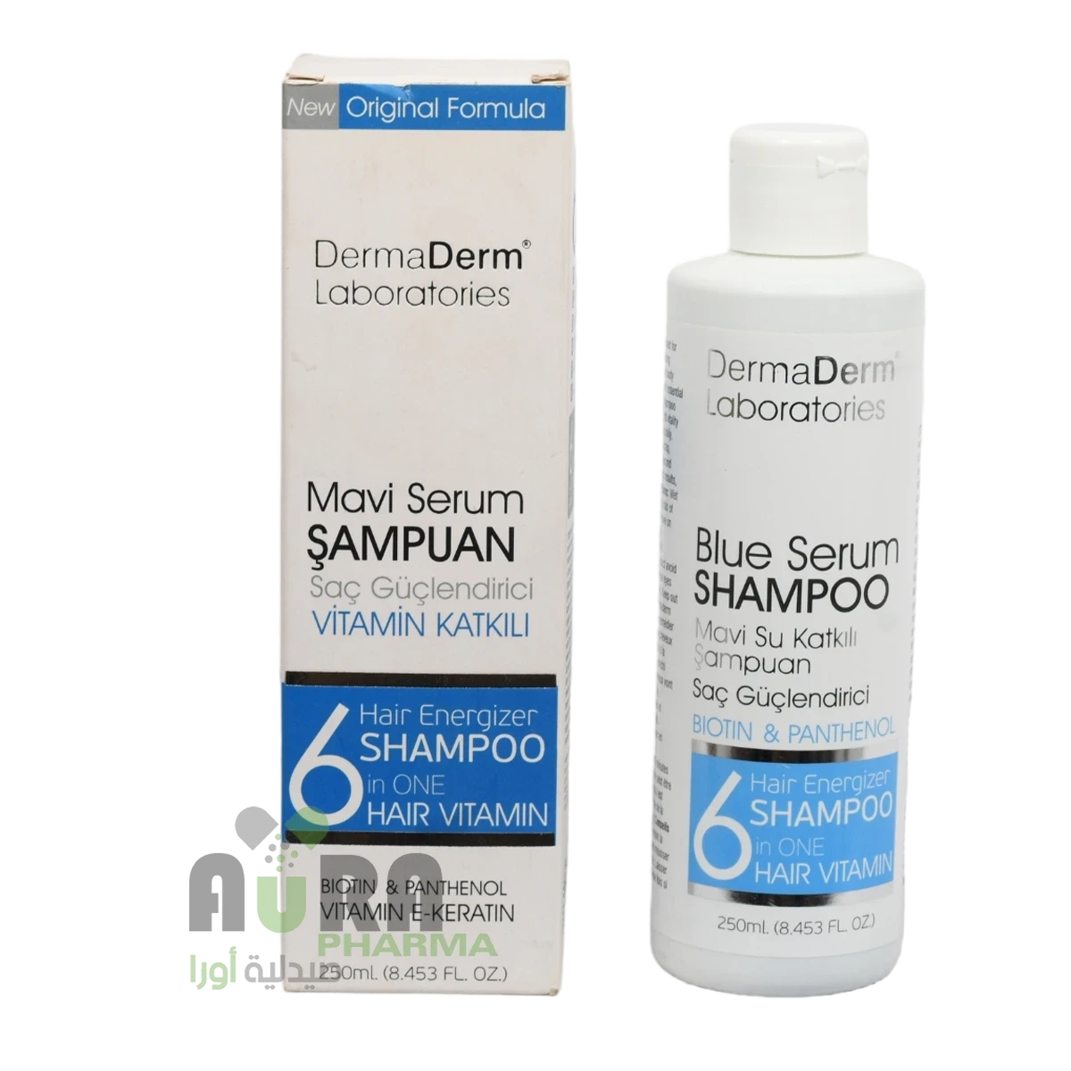 ديرماديرم الازرق للشعر شامبو 250مل