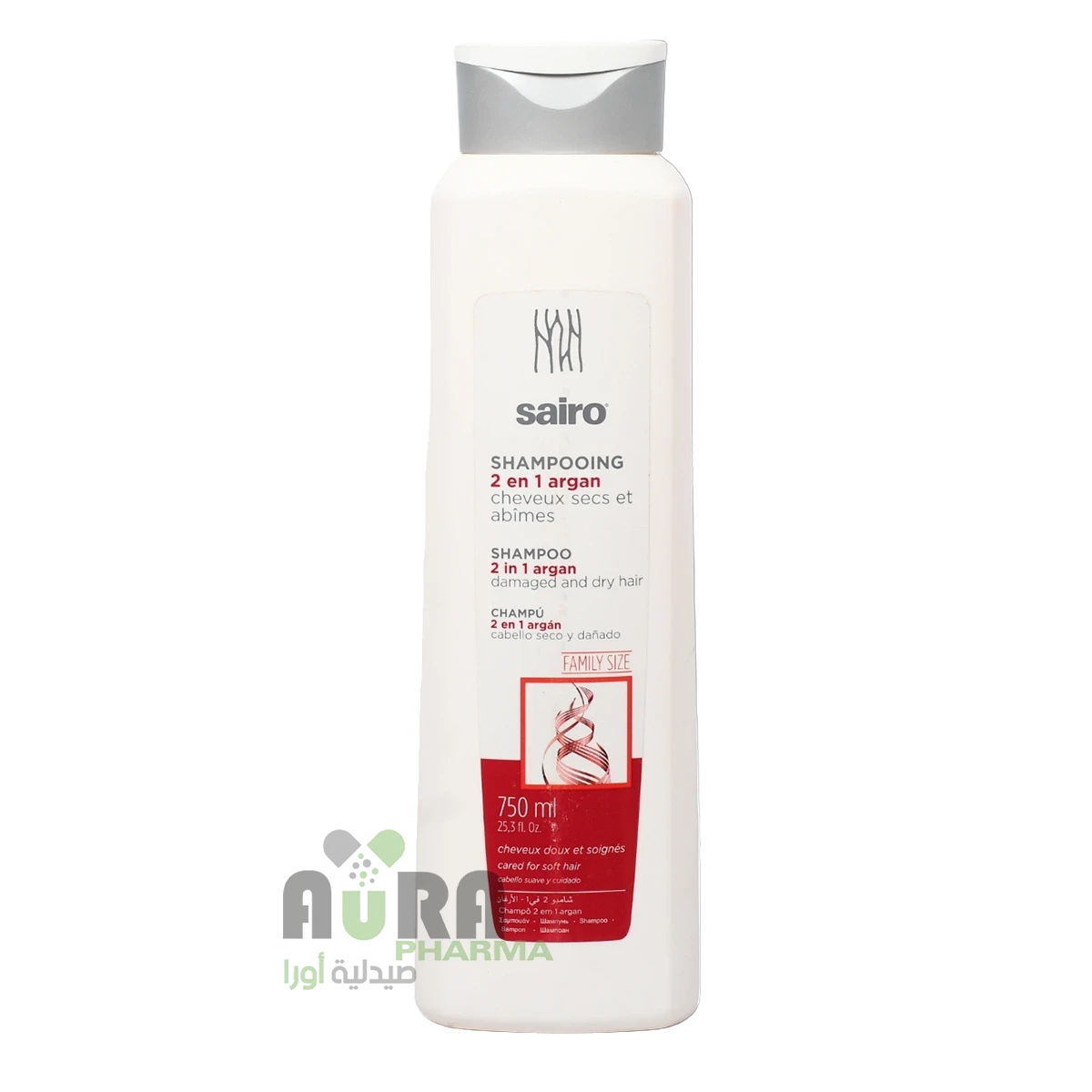 شامبو 2 في 1 بالأرغان للشعر الجاف و التالف من سايرو-750مل