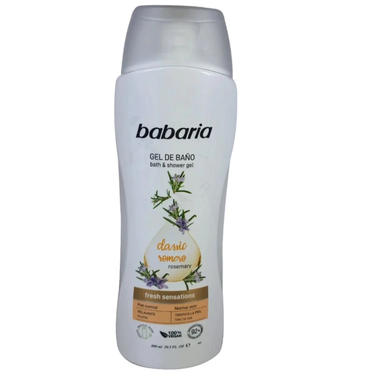 جل الاستحمام الكلاسيكي من باباريا ،600 مل