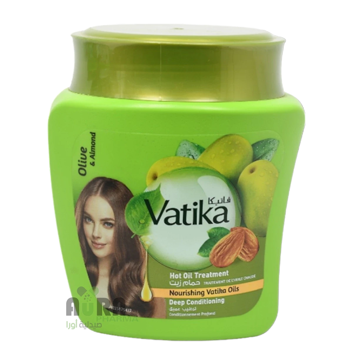 حمام زيت بخلاصة زيت الزيتون وزيت اللوز بمفعول عميق من فاتيكا , 1000 جرام