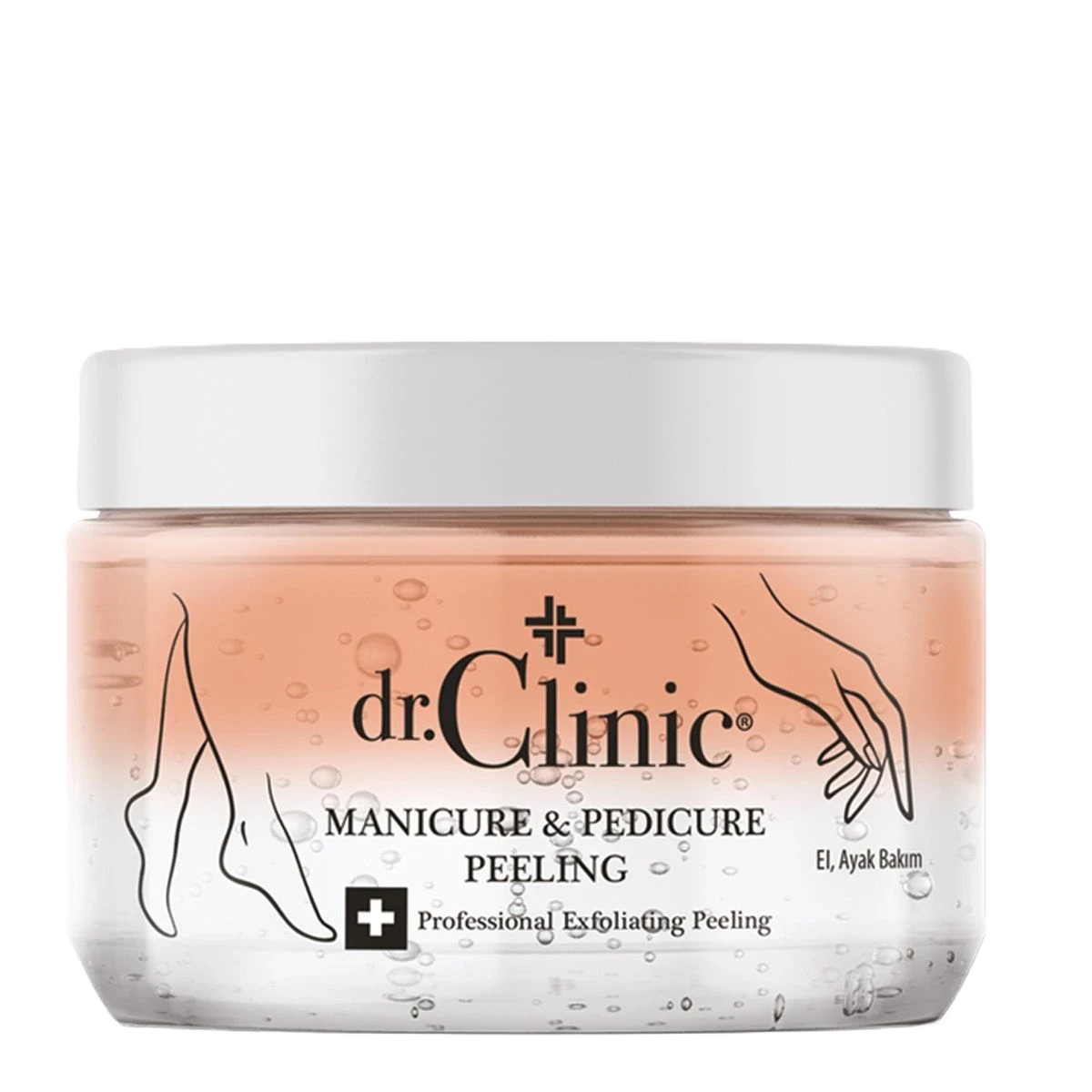 د.كلينك مقشر المانيكير والباديكير300مل