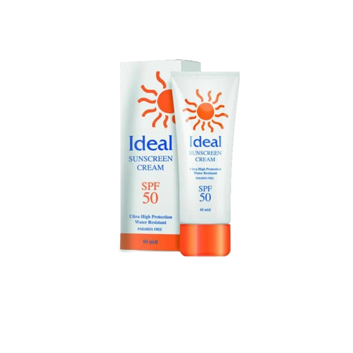 كريم واقي شمس حماية 50  ايديال 60مل