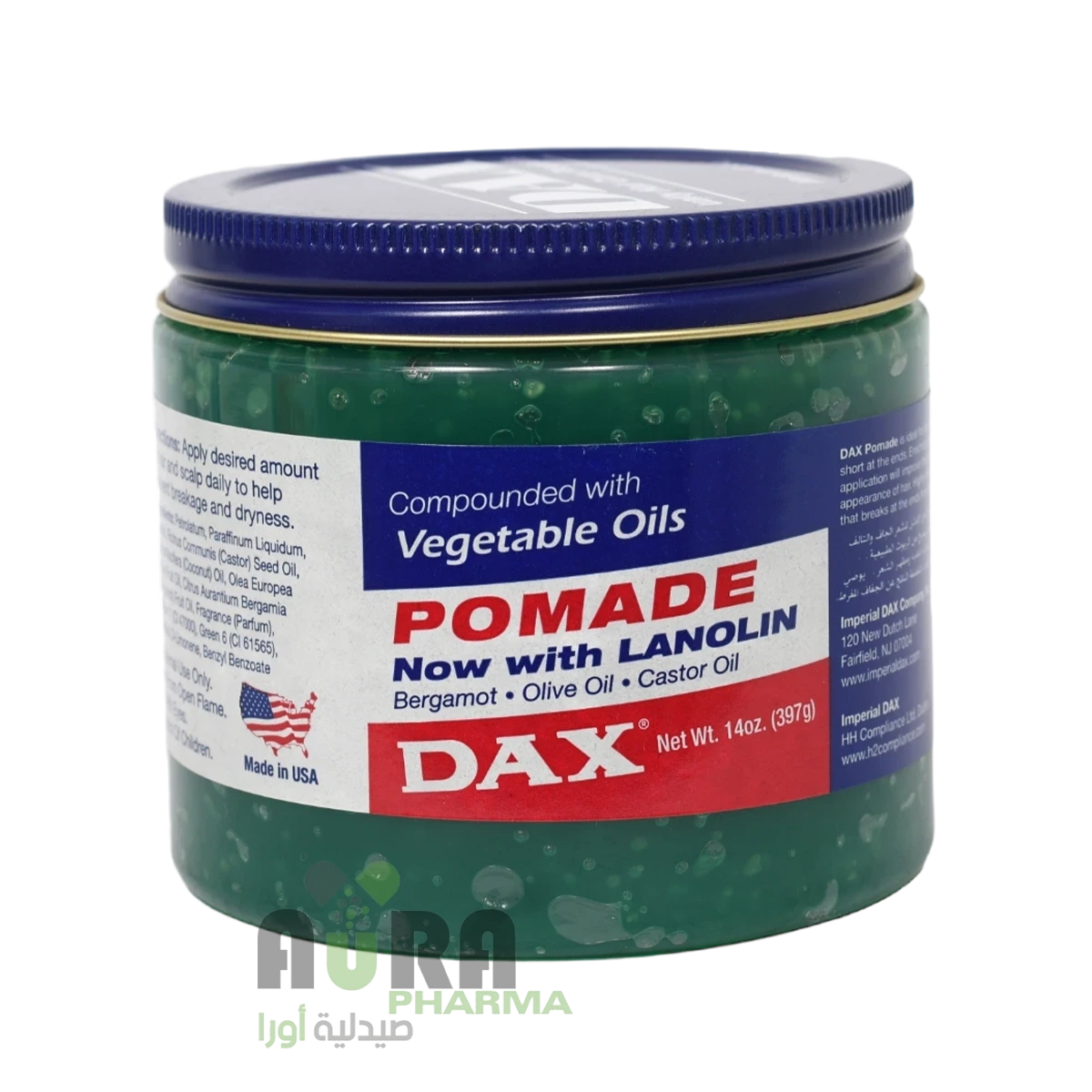 كريم داكس  للشعر الامريكي الأخضر- 397 جرام