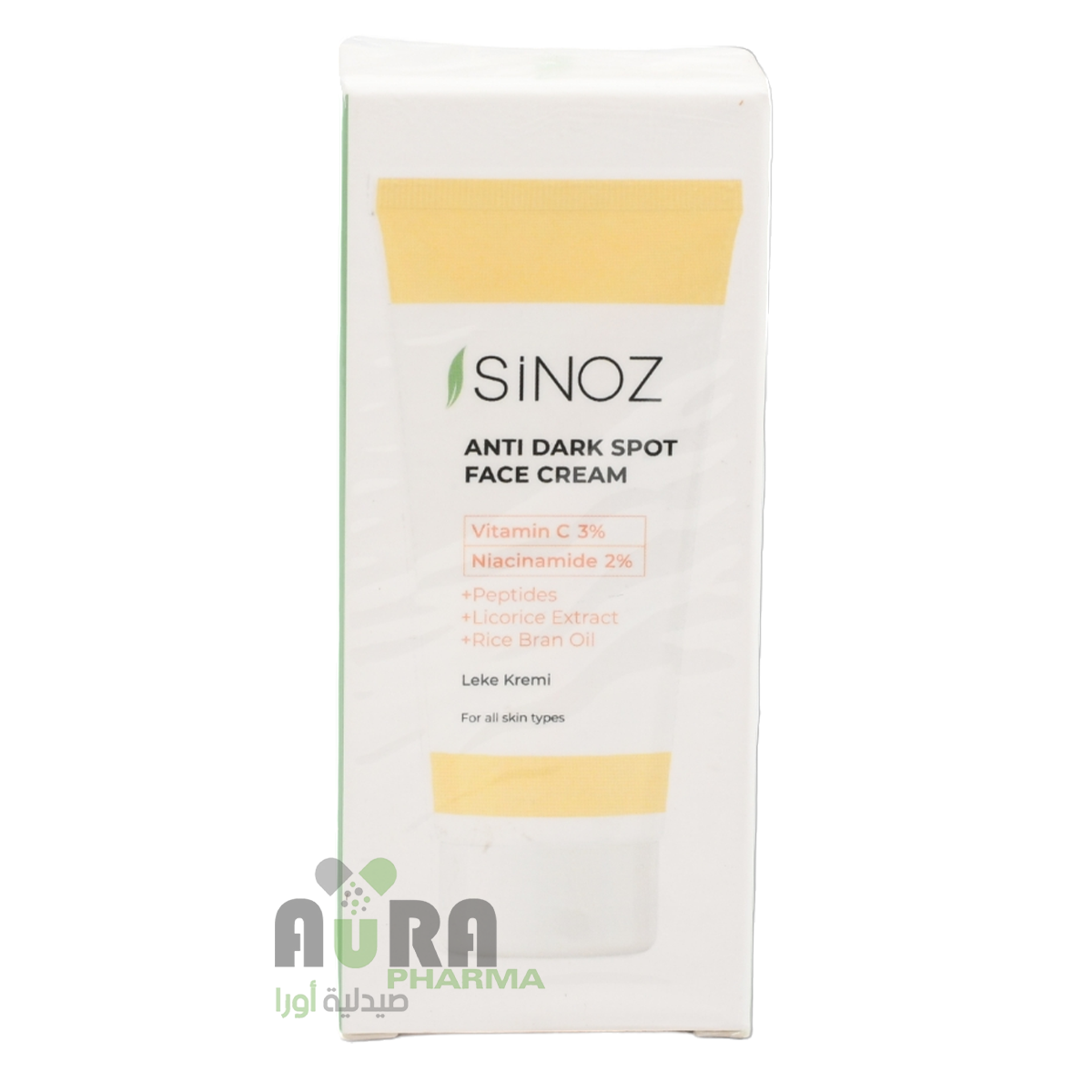 سينوز كريم الوجة للتصبغات مع فيتامين سي -40 مل