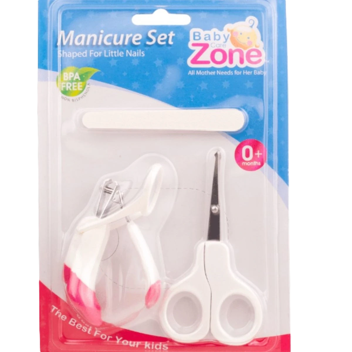 بيبي زون طقم أطفال 3 قطع قصاصة ومقص ومبرد 8449