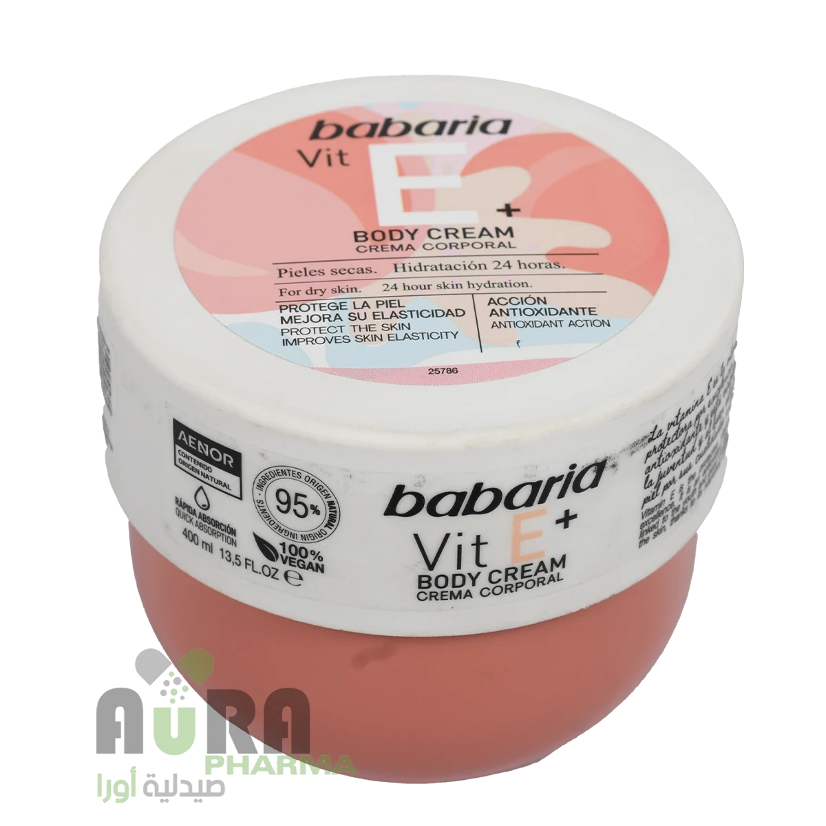 حليب الجسم – فيتامين E للجسم مرطب و مغذي 400 مل