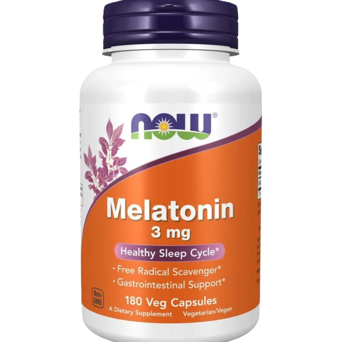 ميلاتونين 3 ملغ، 180 كبسولة