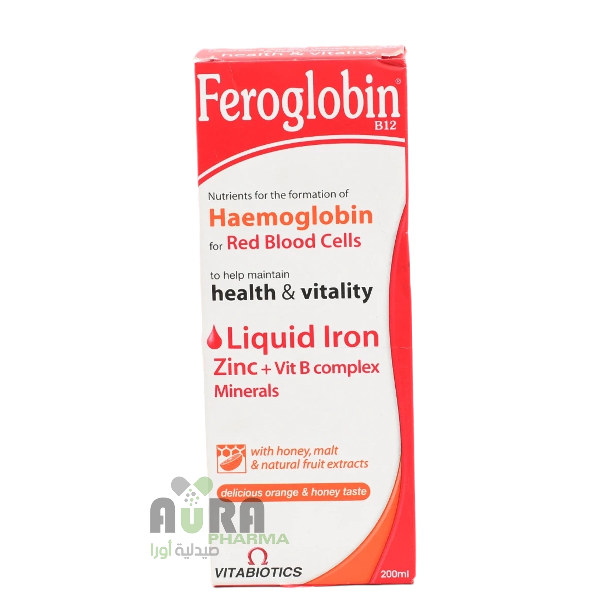 فيروجلوبين بي 12 شراب 200مل فيتابيوتيك