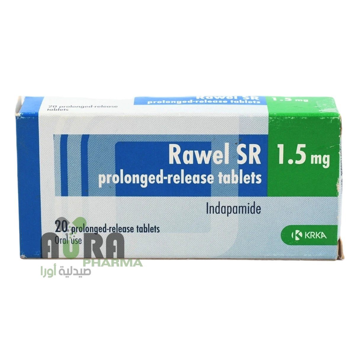 راويل اس ار 1.5 مغ انداباميد 20 كبسولة الرازي