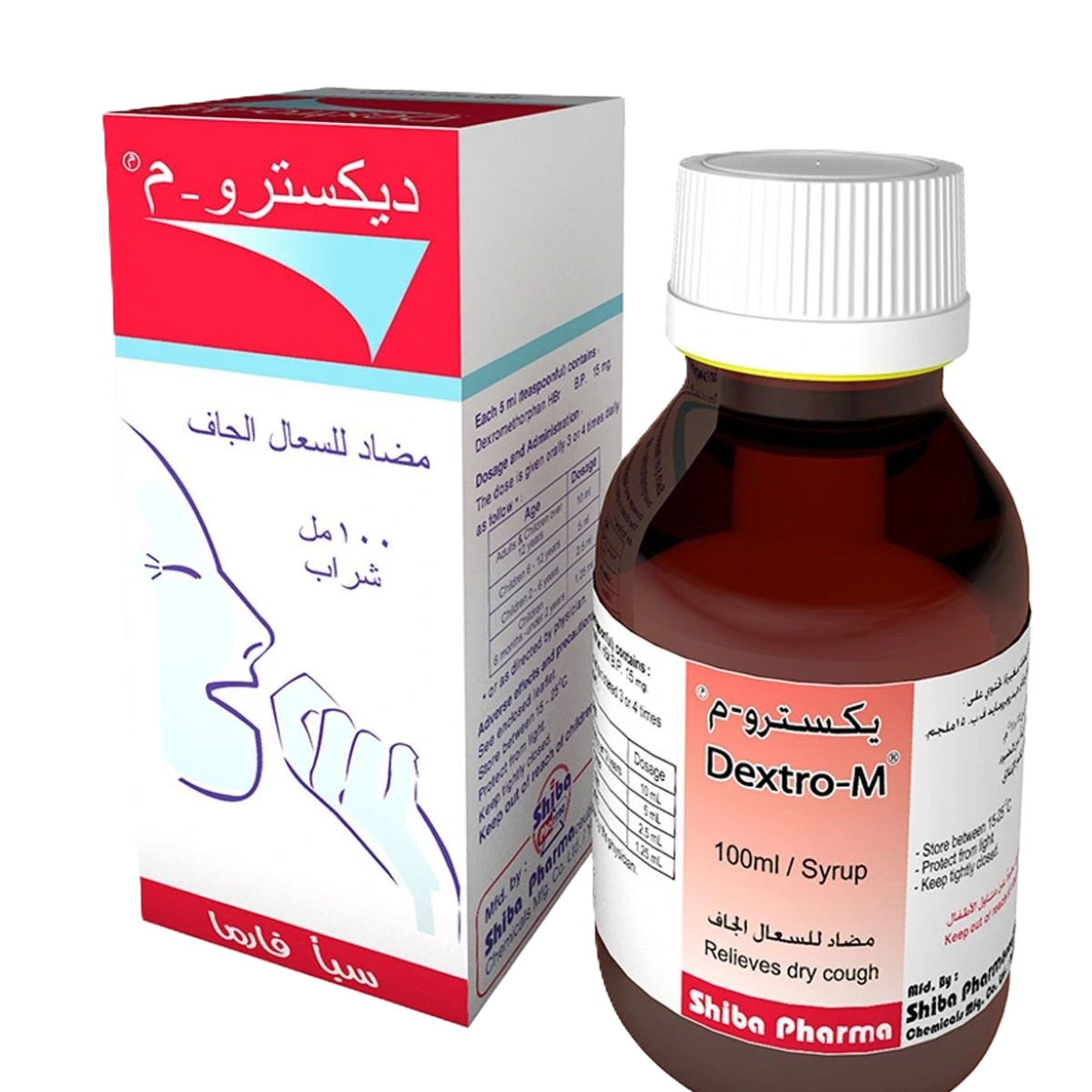 دكسترو-م شراب 100مل سباء فارما
