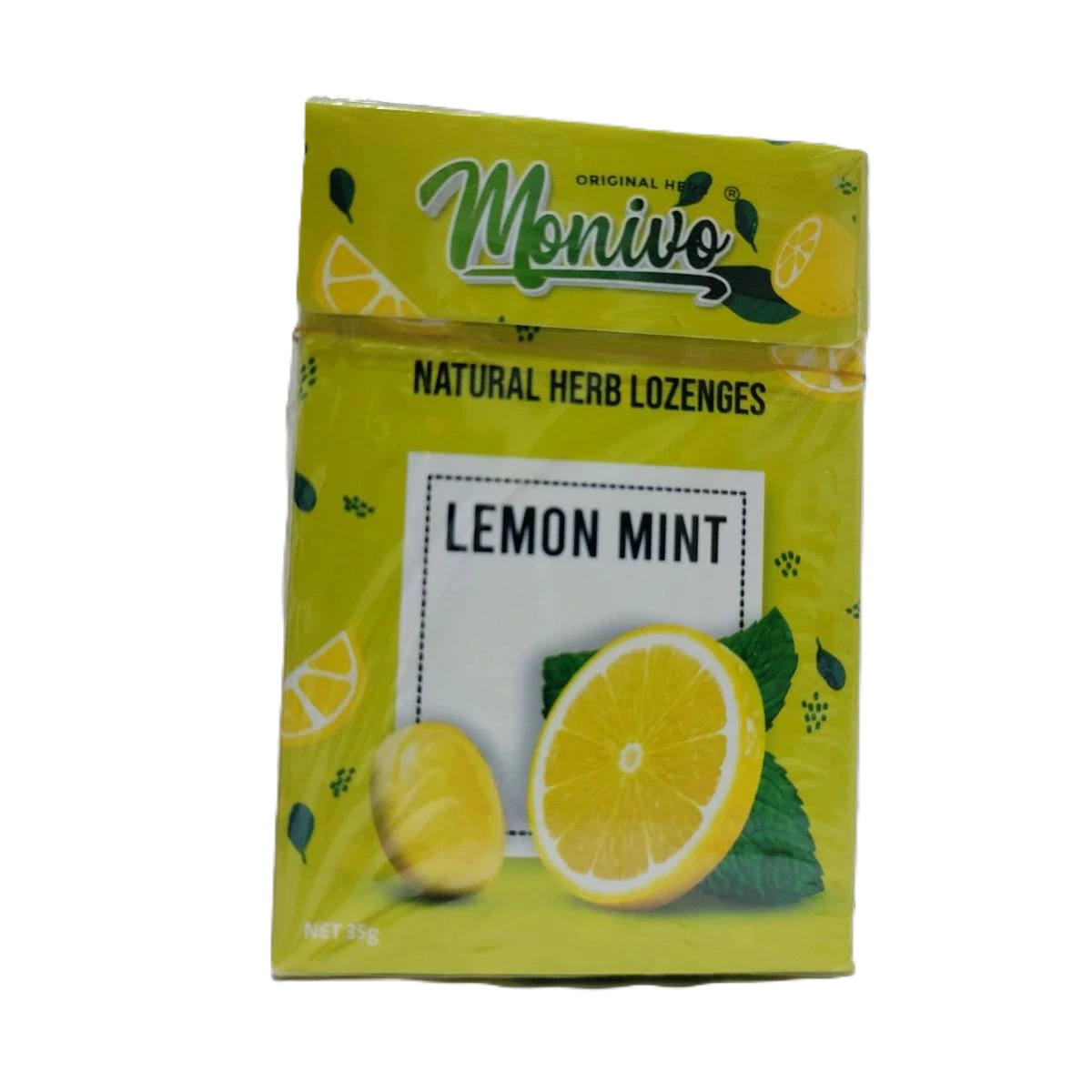 مونيفو مصوص حلق بنكهة الليمون والنعناع 35جرام