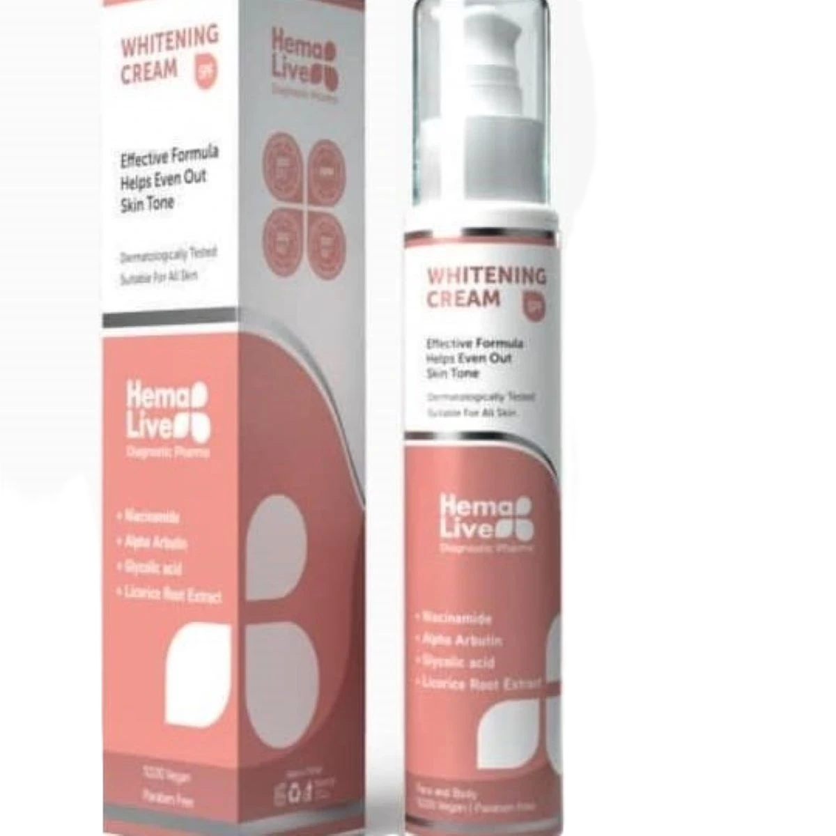 هيما لايف كريم تبييض البشره  100جرام