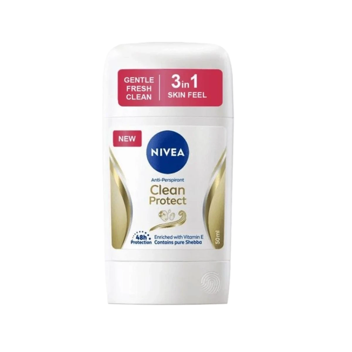 نيفيا مزيل عرق كلين بروتكت شمعي نسائي 50مل