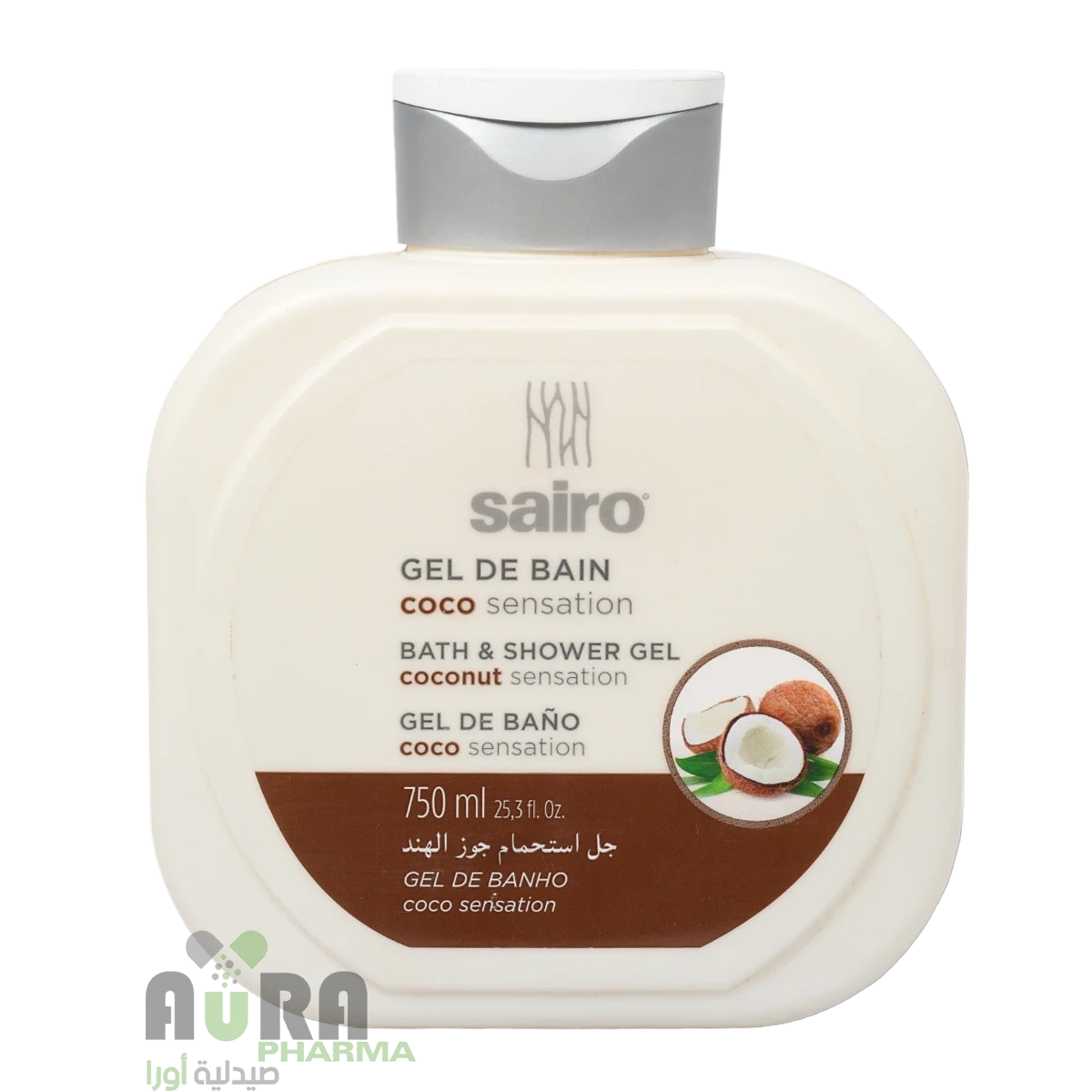 سايرو جل استحمام جوز الهند -750 مل