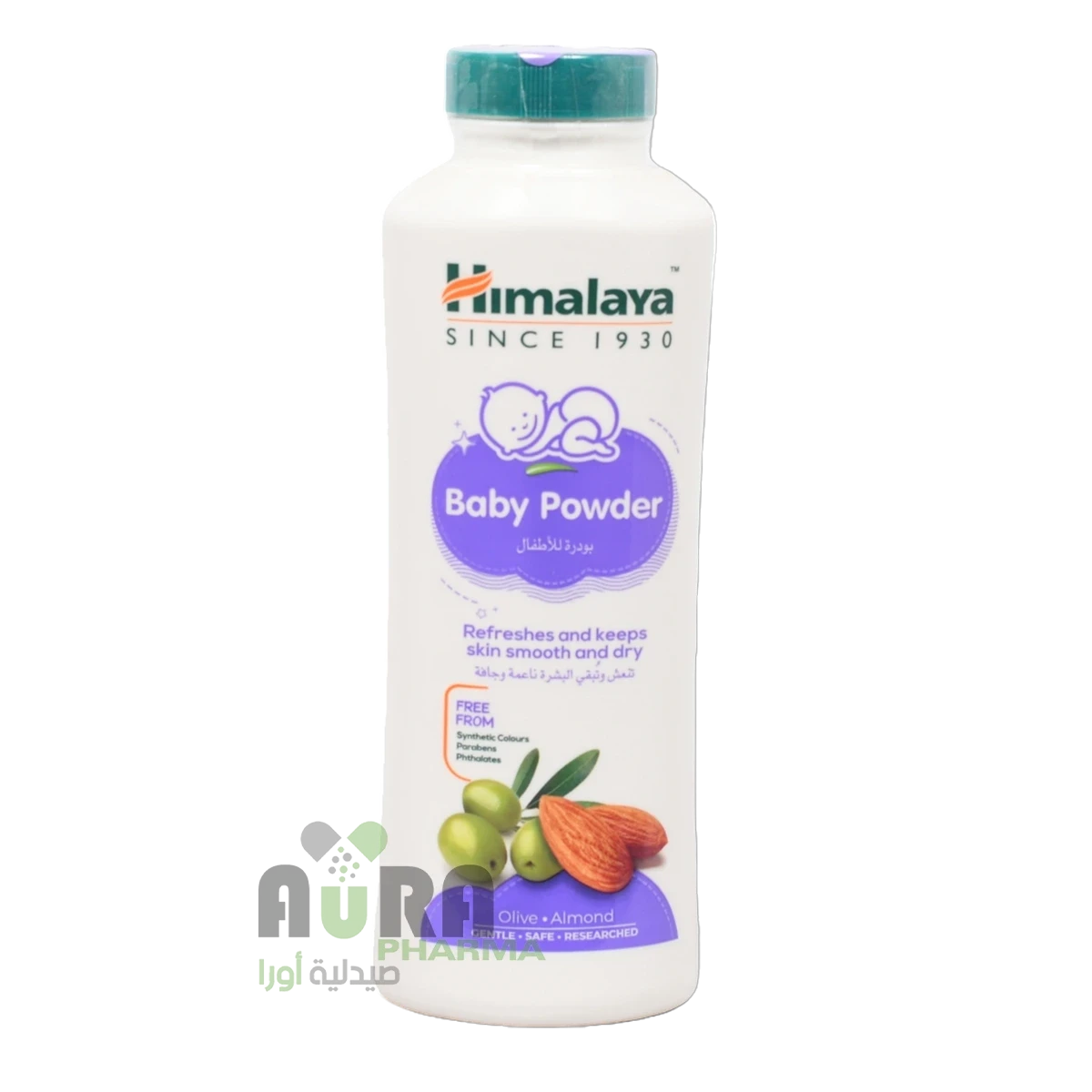 هيمالايا بودرة للأطفال باللوز والزيتون - 100جرام