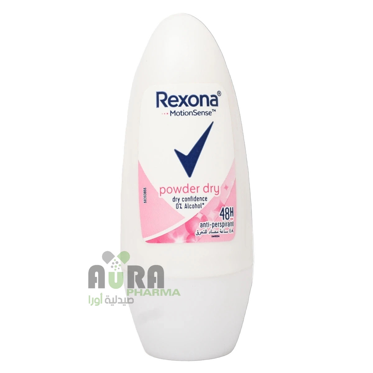 مزيل العرق للنساء رول اون باودر دراي من ريكسونا - 50 مل