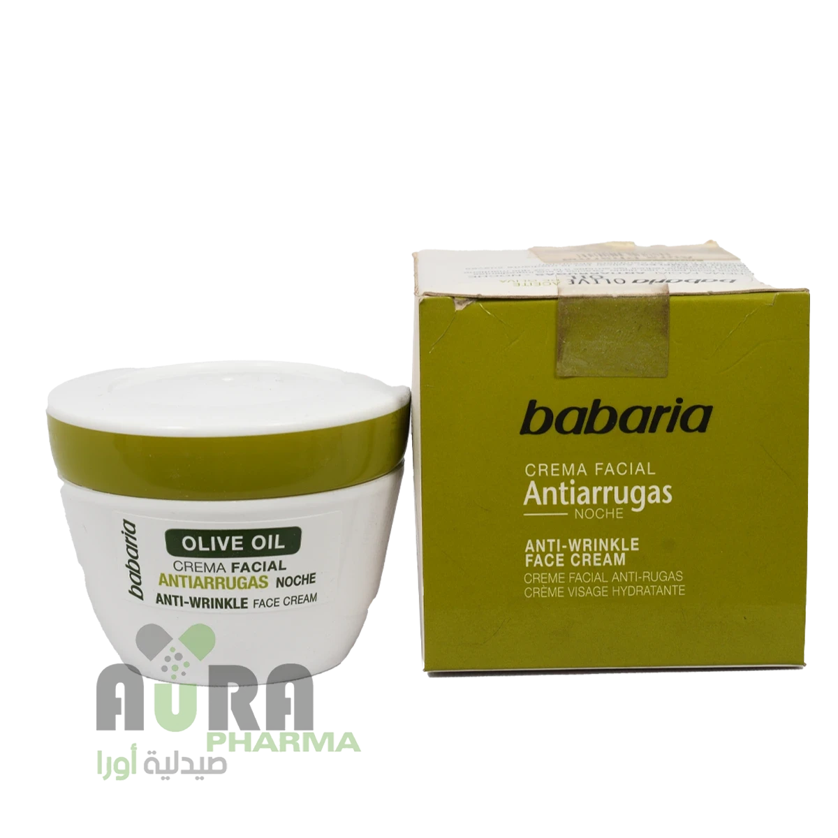 باباريا كريم الوجه الليلي المضاد للتجاعيد بزيت الزيتون 50مل