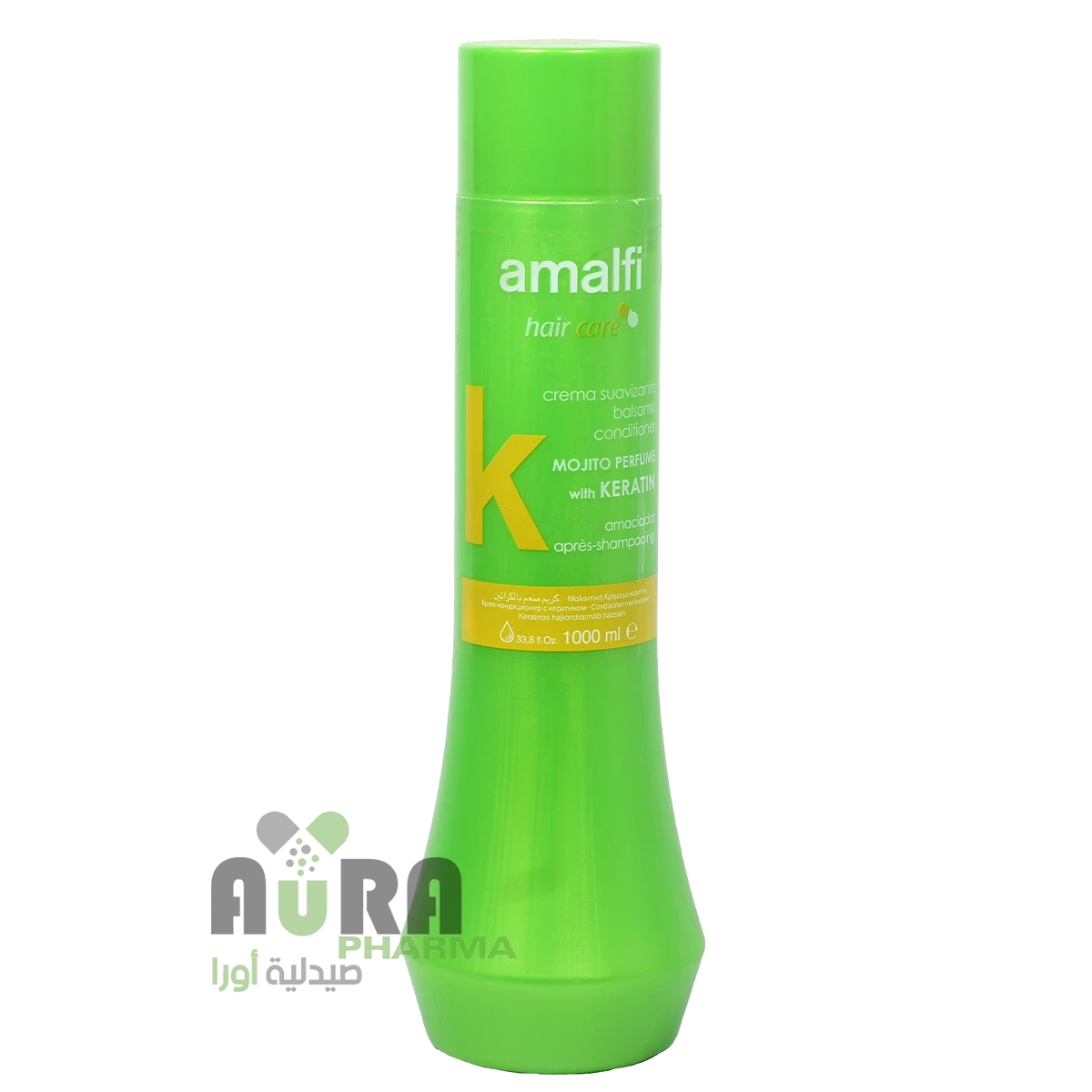 امالفي بلسم للشعر الدهني بالكيراتين، 1000 مل