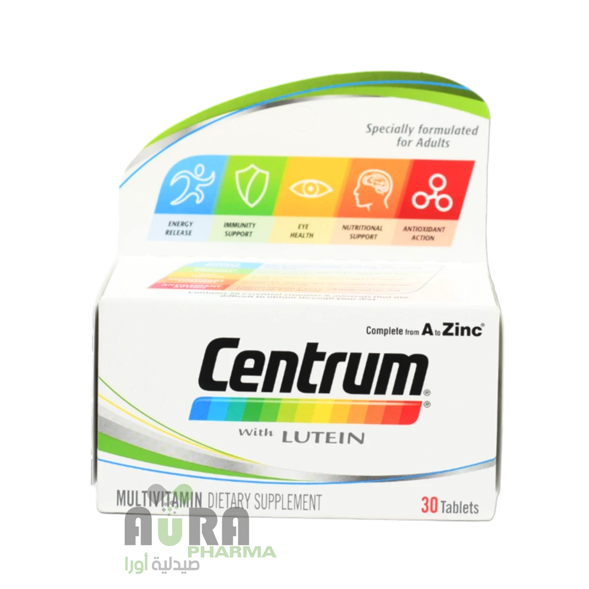 سنترم فيتامينات متعددة مع لوتين 30 قرص