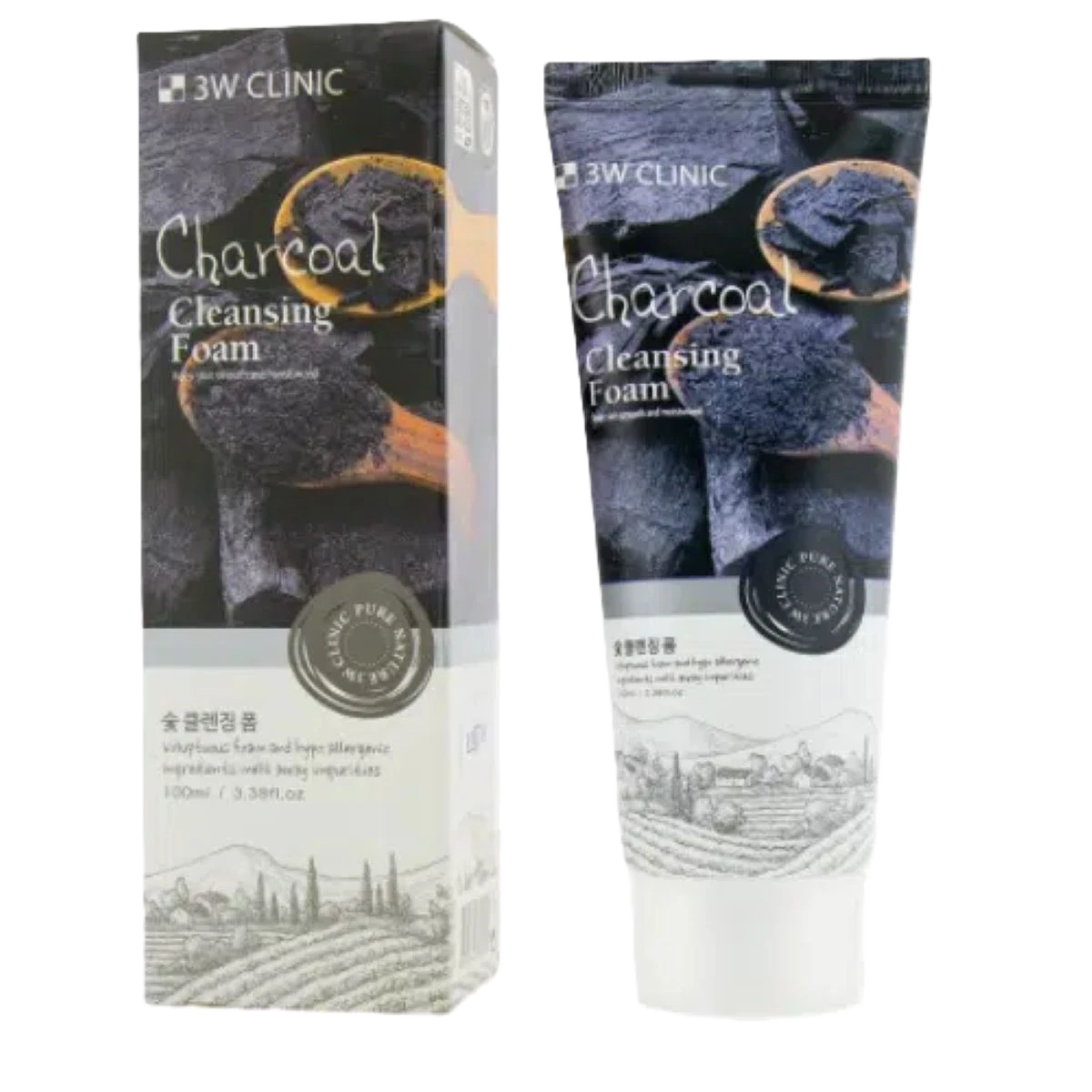 غسول بمستخلص الفحم الكوري  من 3w clinic