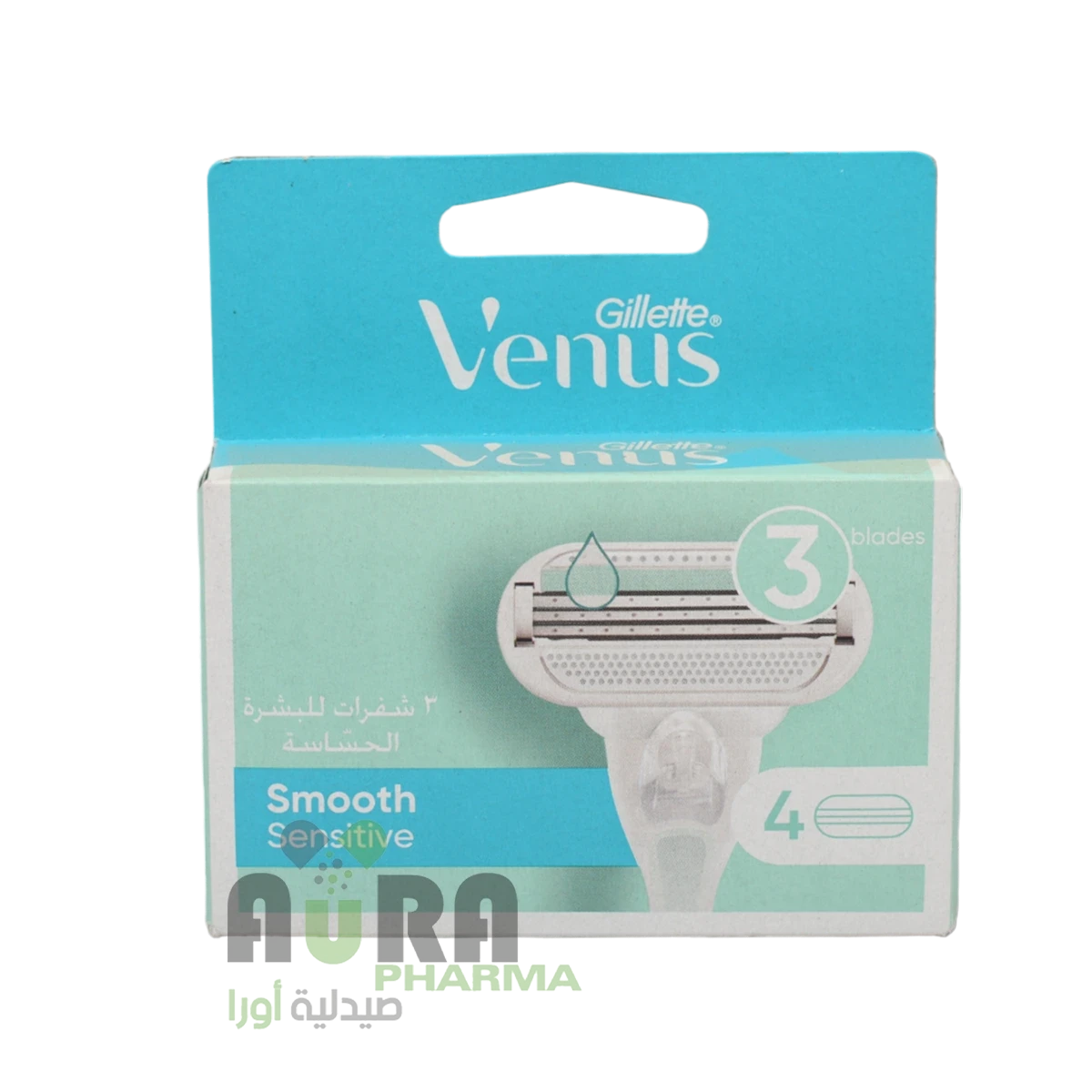 جيليت شفرات مكائن فينوس سموث سنستيف 3