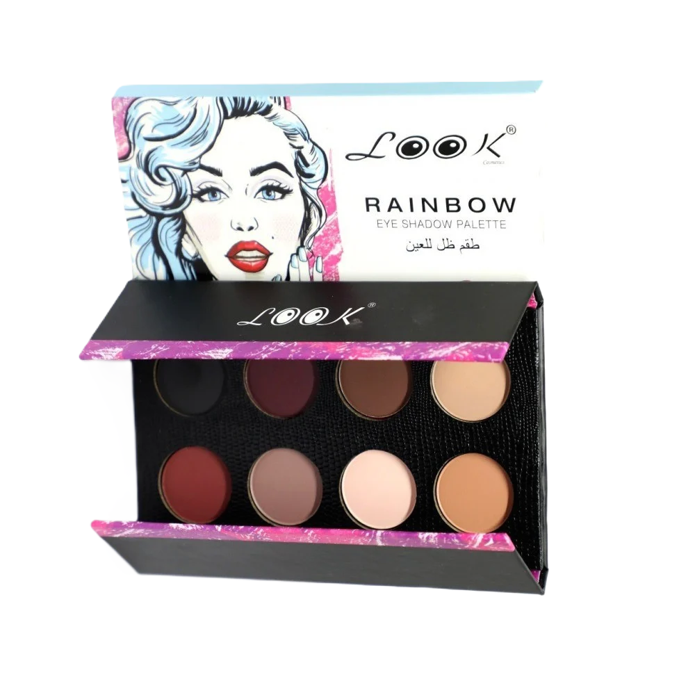 باليت ظل العيون رينبو 8 لون رقم 02 من لوك 12 جم