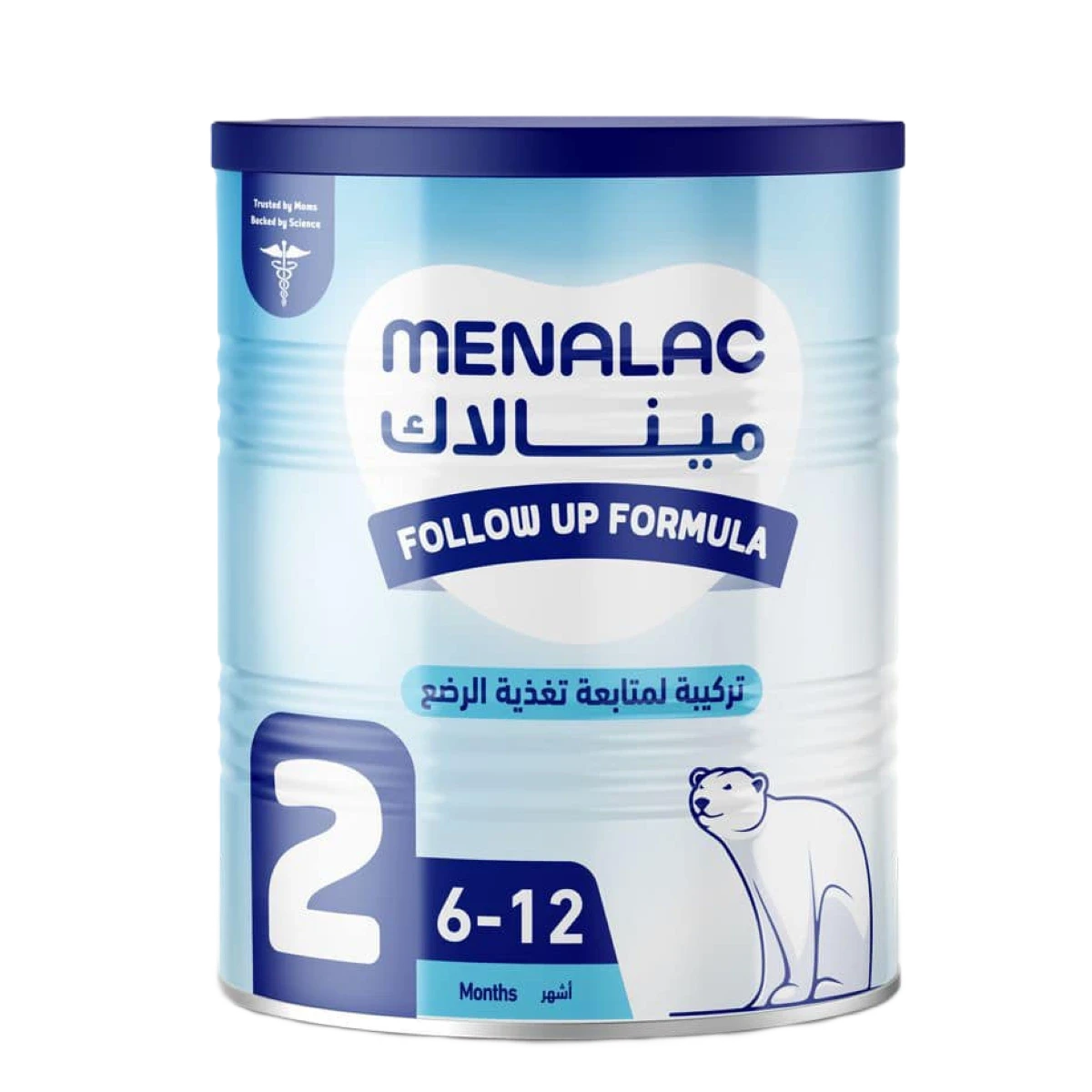 مينالاك حليب أطفال رقم 2 تركيبة لمتابعة تغذية الرضع ،400 جم