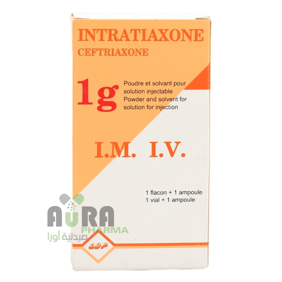 انتراتياكسون 1 جرام فيال مياس