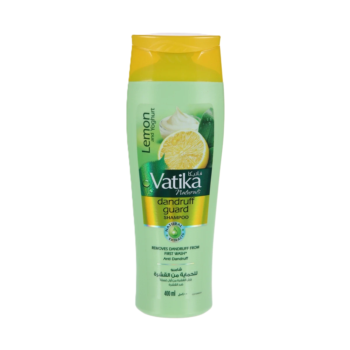 شامبو فاتيكا للحماية من القشرة بالليمون والزبادي - 400 مل